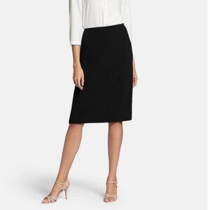 NEW Basler Classic Career Basic Black Knee Length Pencil Skirt US 2